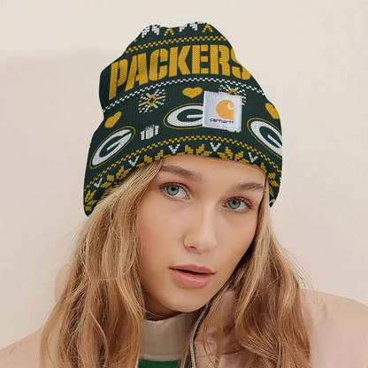 Premium NFL GB x CH Chrismas Workwear Beanie V1 NMD TTV