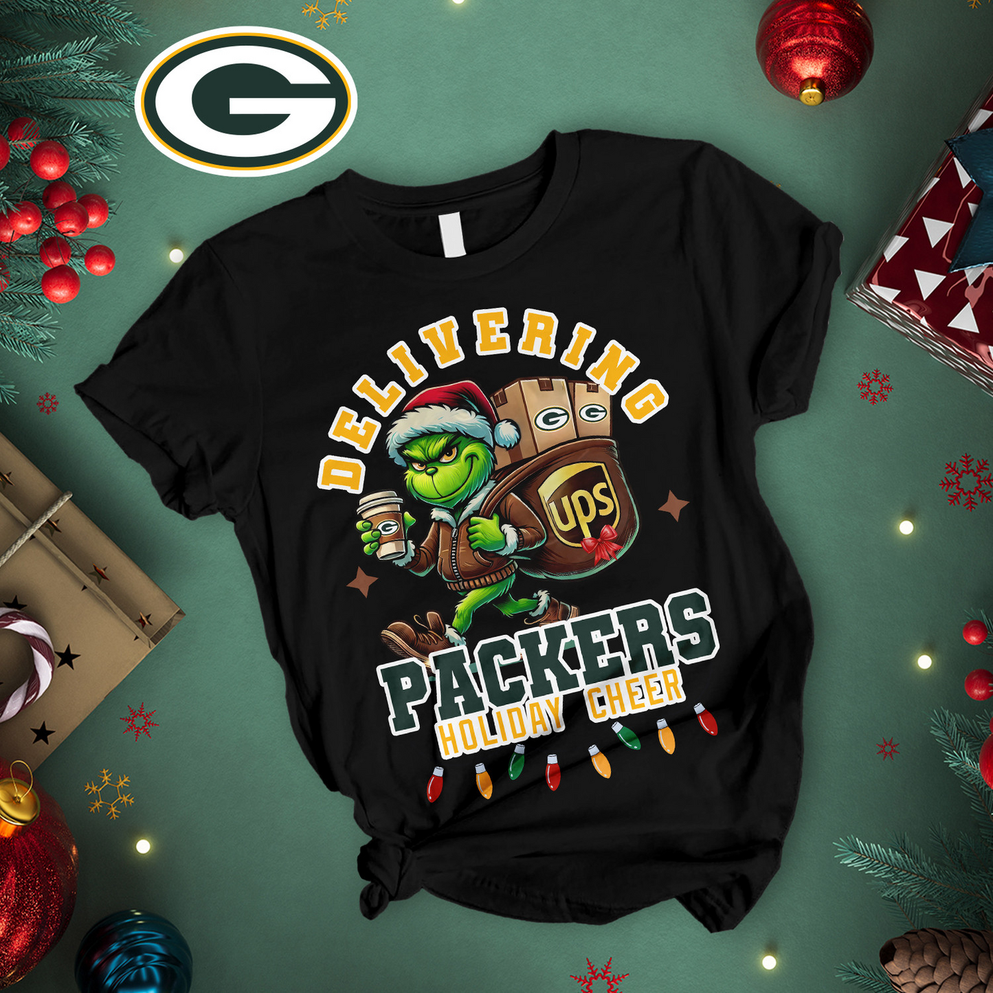 Premium NFL GB x Ups T-shirt NMD TTV