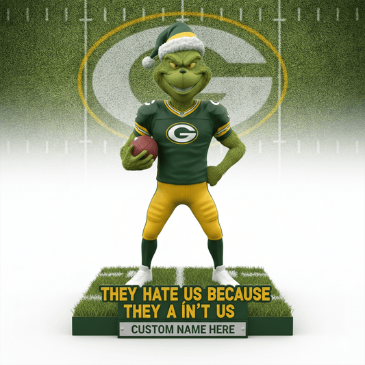 Premium NFL GBP Christmas The Grinch Arcylic Plaque V1 NMD
