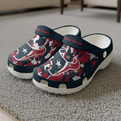 Premium NFL HOU Camo CLogs V1 NMD TTV
