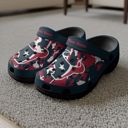 Premium NFL HOU Camo CLogs V1 NMD TTV