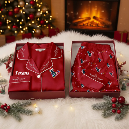 Premium NFL HOU Christmas Pajasma V2 NMD TTV