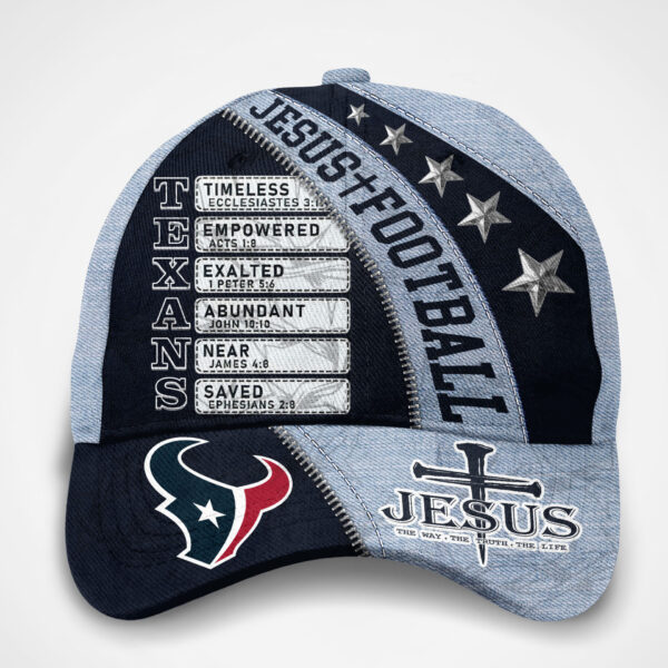Premium NFL HOU Jesus Football Classic Cap V1 NMD TTV