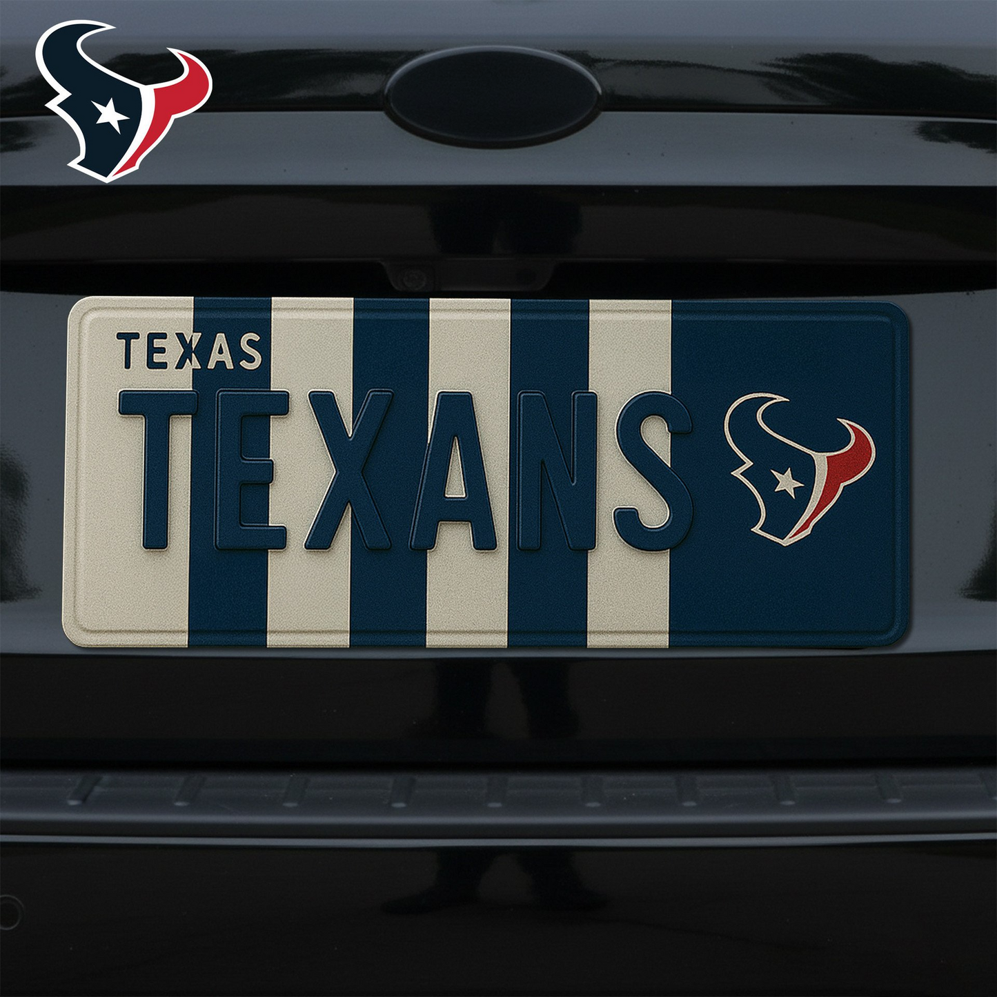 Premium NFL HOU License Plate Frame HI V1 NMD TTV