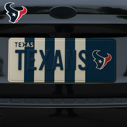 Premium NFL HOU License Plate Frame HI V1 NMD TTV