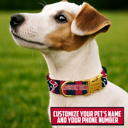 Premium NFL HOU Pet Collar V1 NMD TTV
