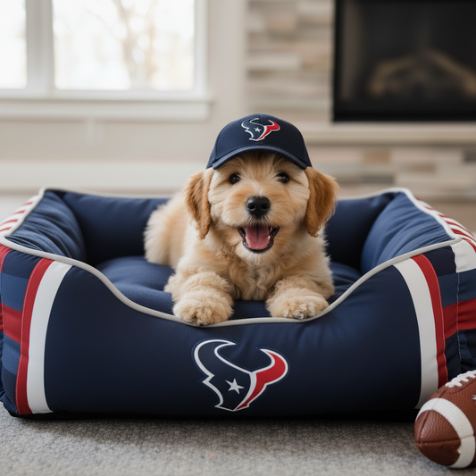 Premium NFL HOU Pets Bed V1 NMD TTV