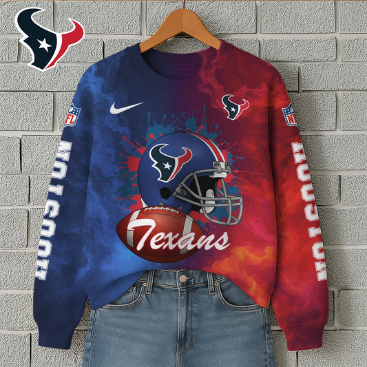 Premium NFL HOU Printed Sweatshirt V1 NMD TTV