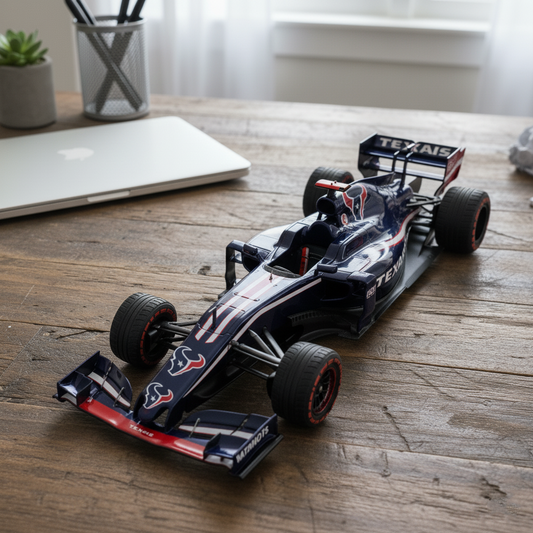 Premium NFL HOU x F1 Racing Car Collectible Model V1 NMD TTV