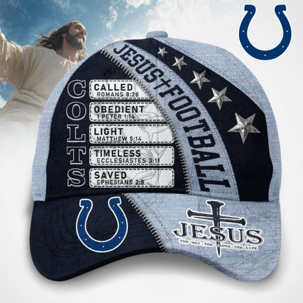 Premium NFL IND  Jesus Football Classic Cap V1 NMD TTV