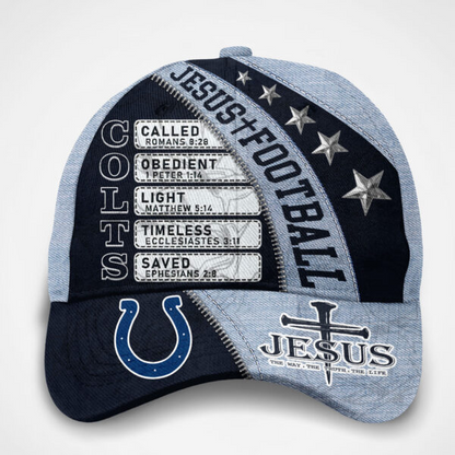 Premium NFL IND  Jesus Football Classic Cap V1 NMD TTV