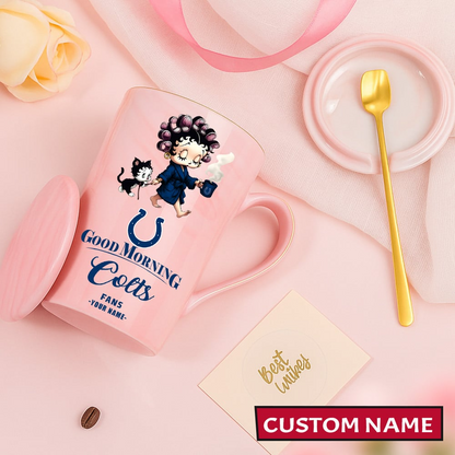 Premium NFL IND Ceramic Women Coffee Mug V1 NMD TTV