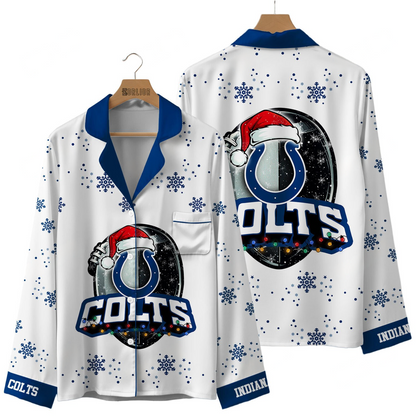 Premium NFL IND Christmas Pajamas V1 NMD TTV
