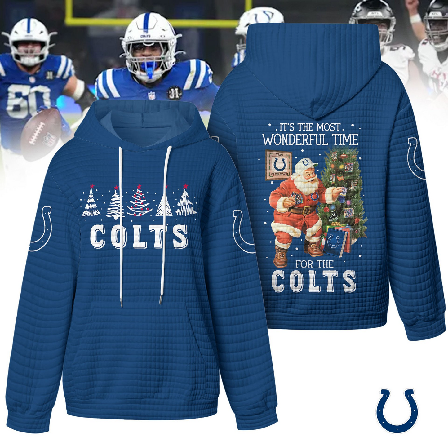 Premium NFL IND Christmas Waffele Hoodie V1 NMD 261125 TTV