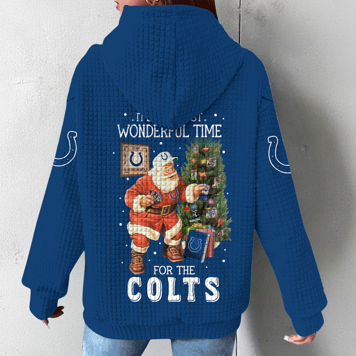 Premium NFL IND Christmas Waffele Hoodie V1 NMD 261125 TTV