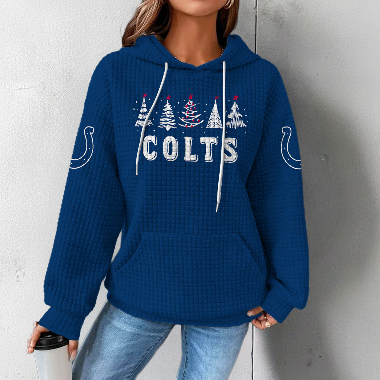 Premium NFL IND Christmas Waffele Hoodie V1 NMD 261125 TTV