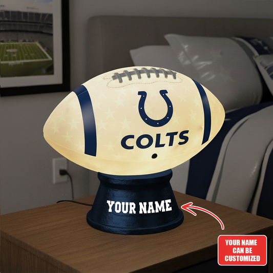 Premium NFL IND Football Night Light Custom Name V2 NMD TTV