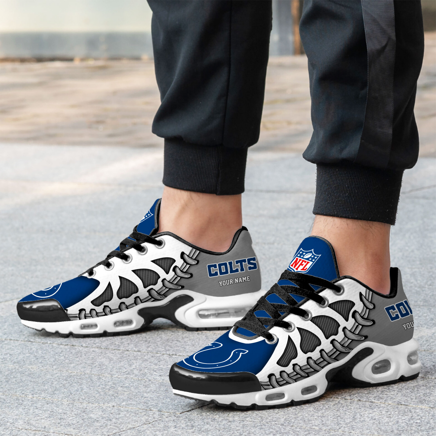 Premium NFL IND Spine Rush Air Max Sneaker V4 NMD  TTV