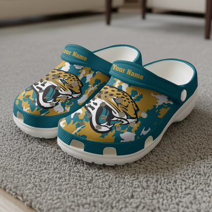 Premium NFL JAC Camo CLogs V1 NMD TTV