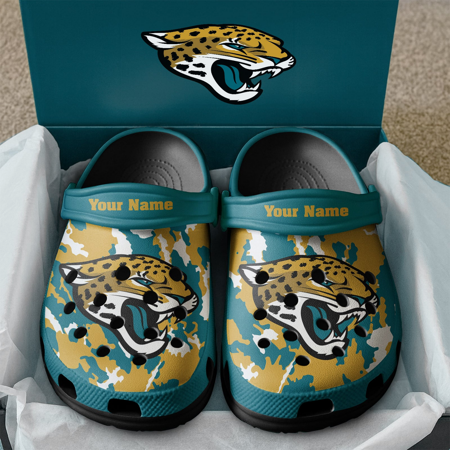 Premium NFL JAC Camo CLogs V1 NMD TTV