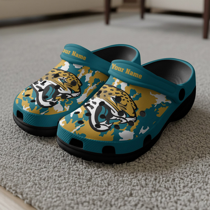 Premium NFL JAC Camo CLogs V1 NMD TTV