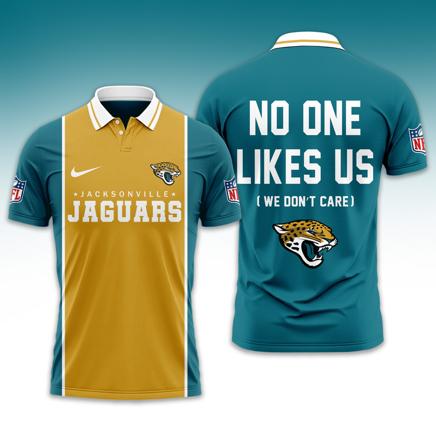 Premium NFL JAC No One Likes Us Polo Shirt V1 NMD 291025 TTV