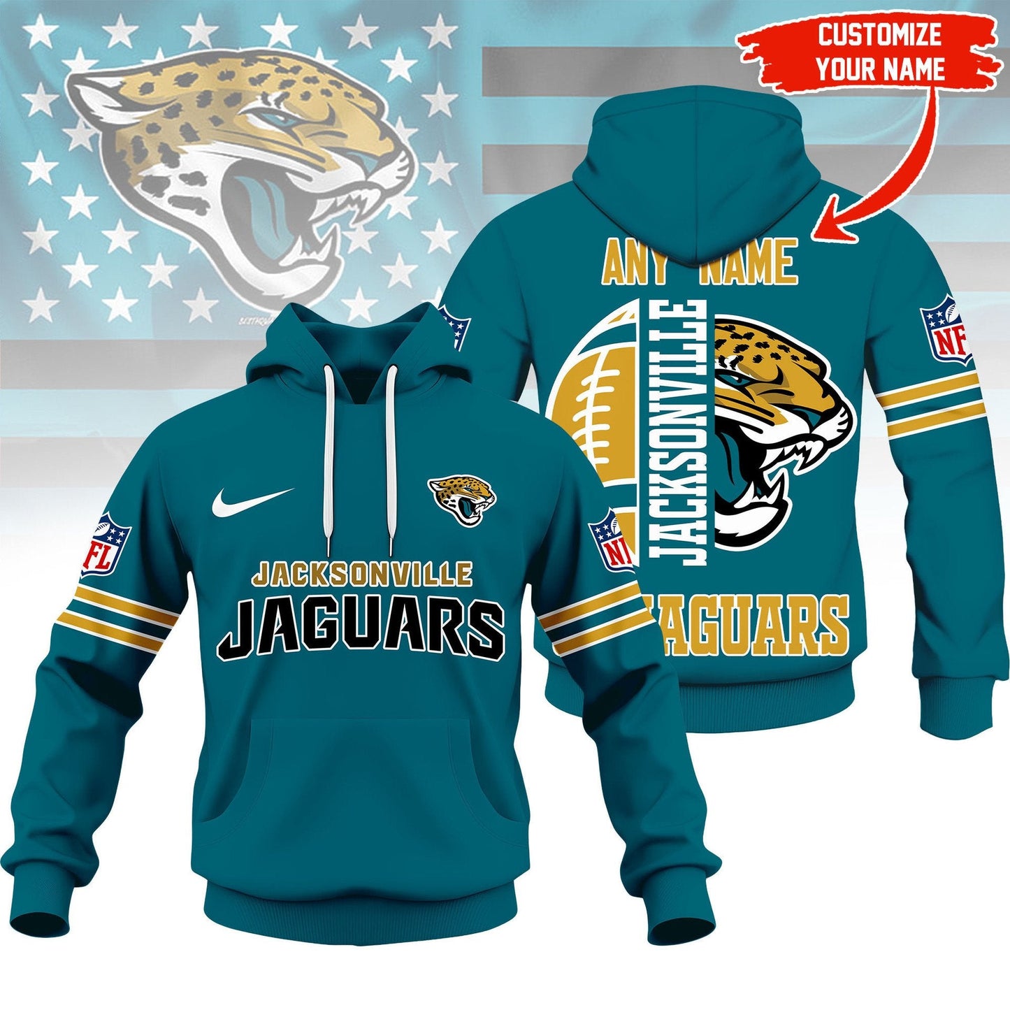 Premium NFL JAC Signature Fan Gear Hoodie V1 NMD NHM