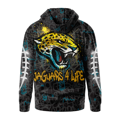 Premium NFL JAC Special Graffiti Hoodie V2 NMD  TTV