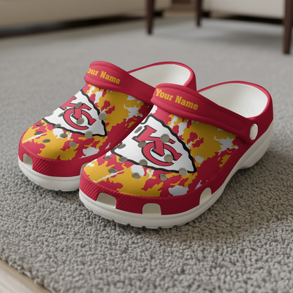 Premium NFL KC Camo CLogs V1 NMD TTV