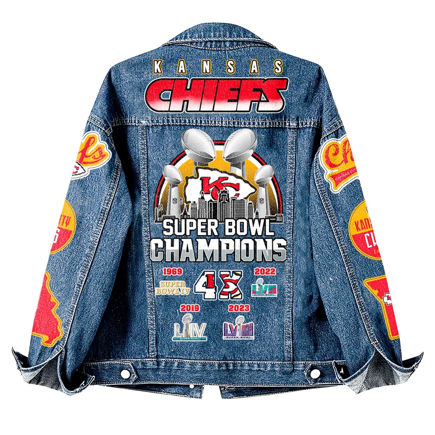 Premium NFL KC Denim Jacket V1 NMD NHM