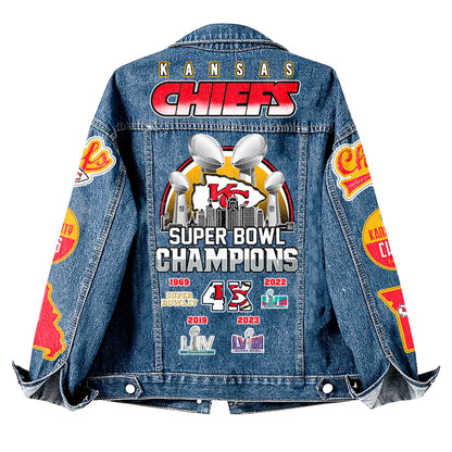 Premium NFL KC Denim Jacket V1 NMD NHM
