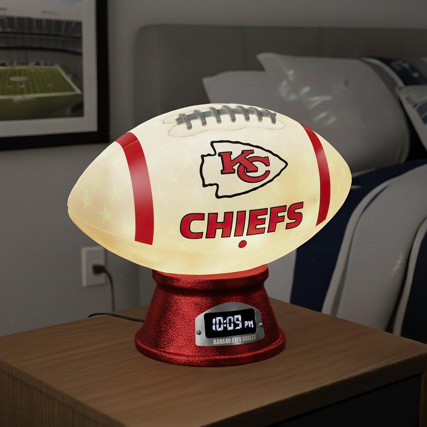 Premium NFL KC LED Football Night Light V1 NMD TTV