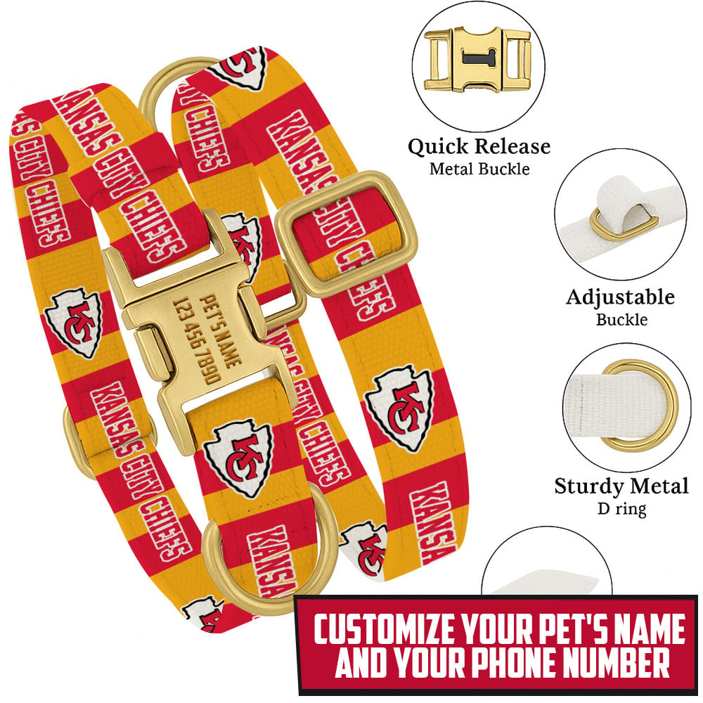 Premium NFL KC Pet Collar V1 NMD TTV
