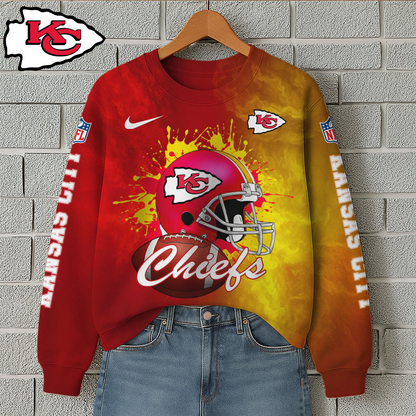 Premium NFL KC Printed Sweatshirt V1 NMD TTV