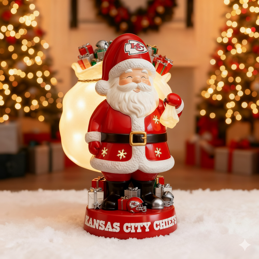 Premium NFL KC Santa Claus Led Figure V1 NMD TTV
