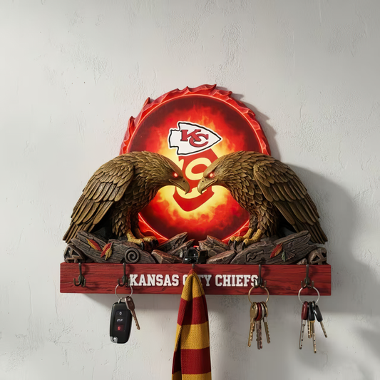 Premium NFL KC Spirit Guardian Wall Key Holder V1 NMD TTV