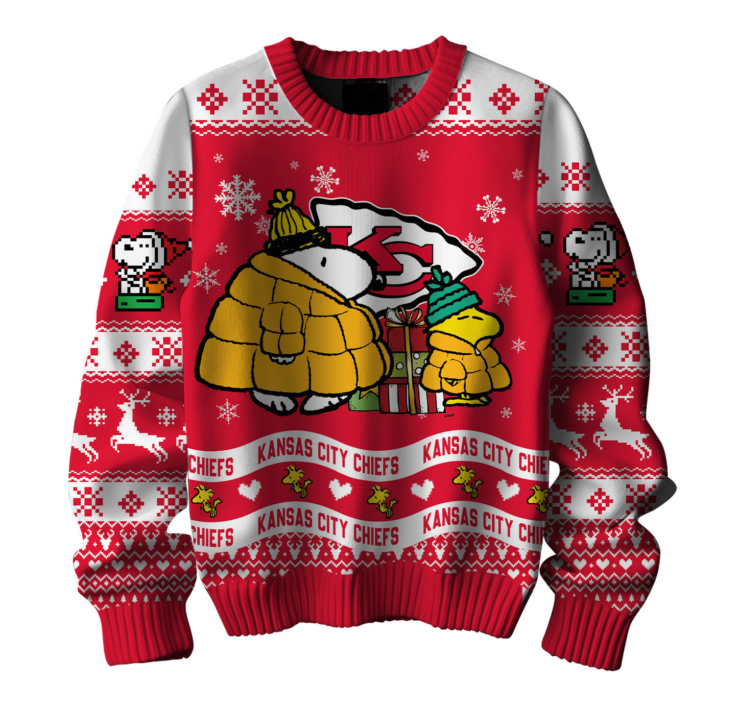 Premium NFL KC x SNP Ugly Sweater V1 NMD TTV