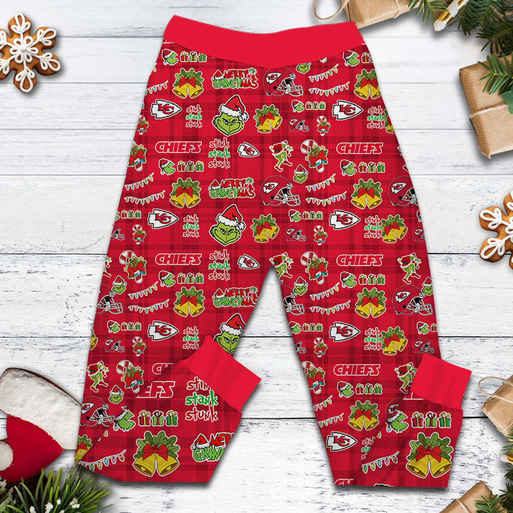 Premium NFL KC x The Grinch Pajamas V1 NMD TTV