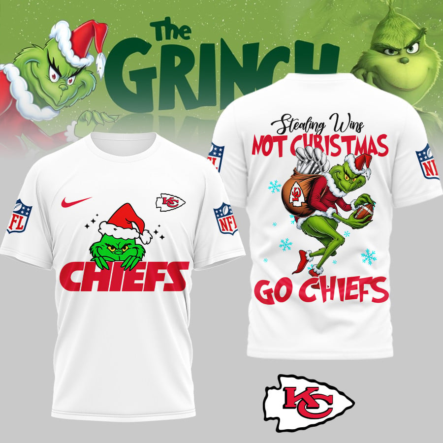 Premium NFL KC x The Grinch Shirt V3 NMD TTV