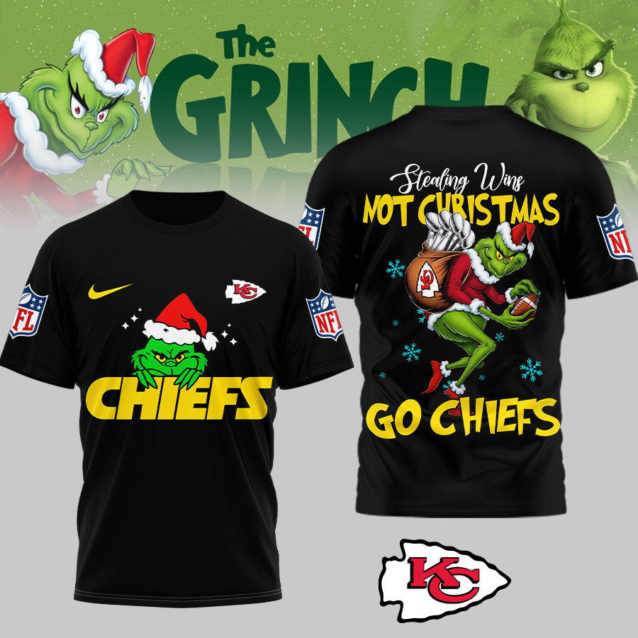 Premium NFL KC x The Grinch Shirt V3 NMD TTV