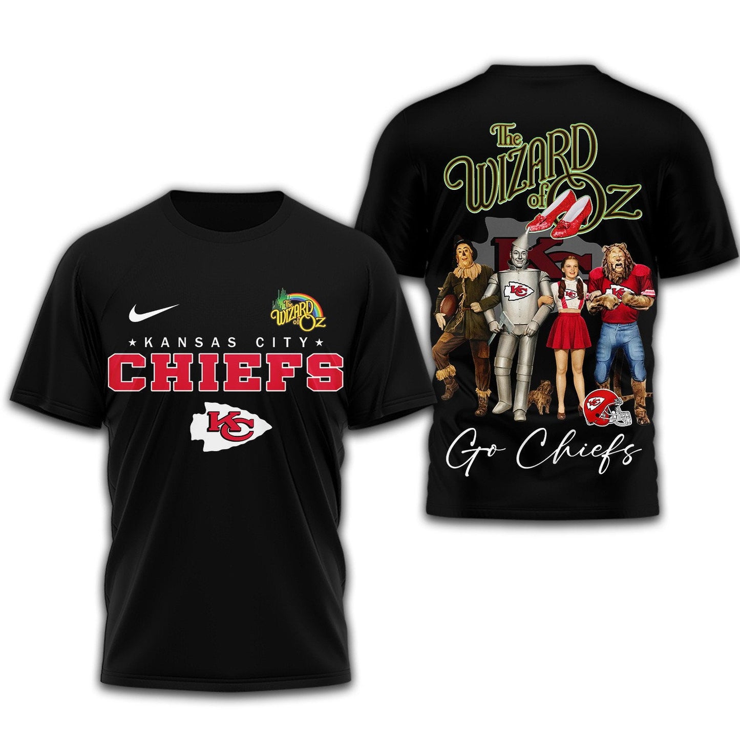 Premium NFL KC x The Wizard Of Oz T-shirt V1 NMD NHM