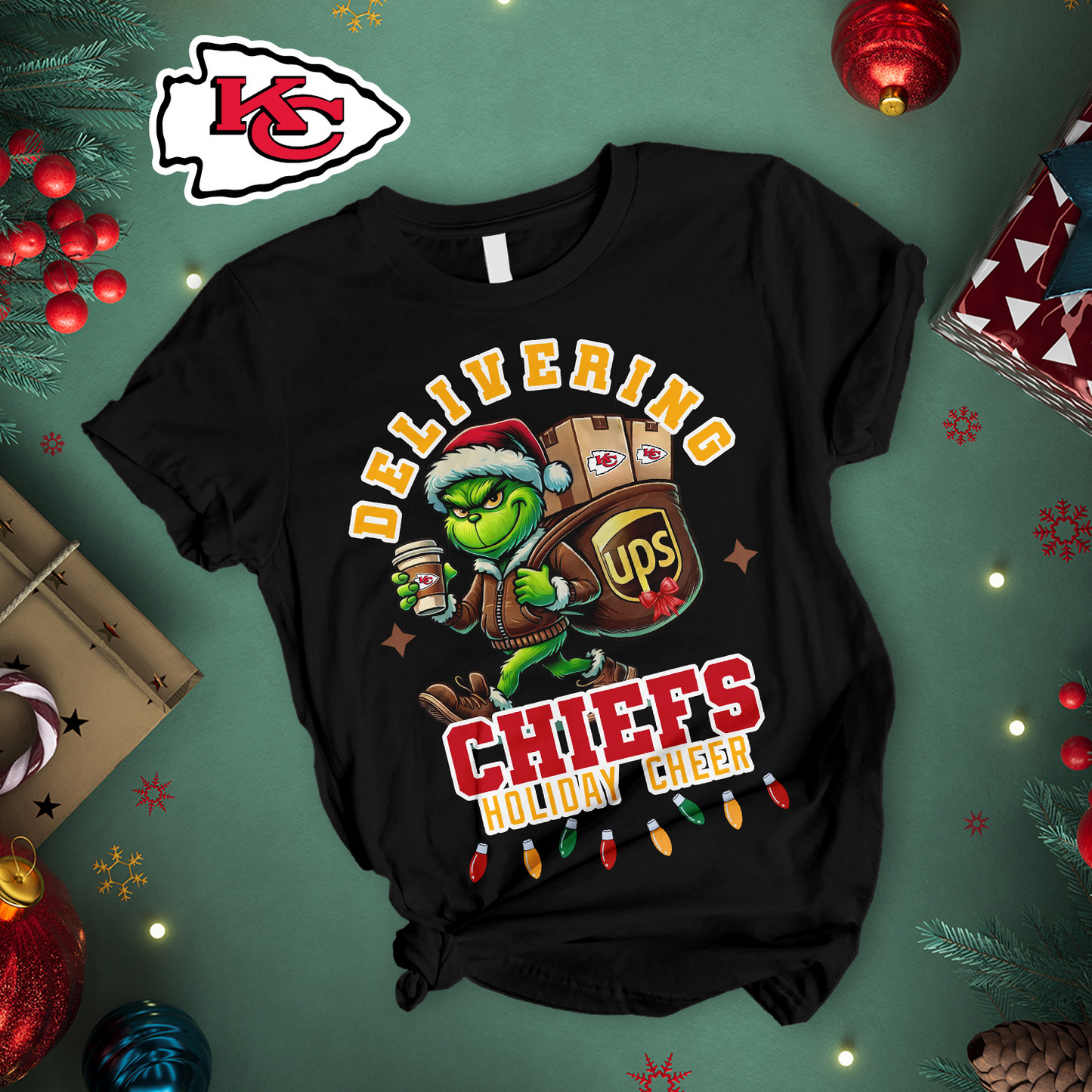 Premium NFL KC x Ups T-shirt NMD TTV