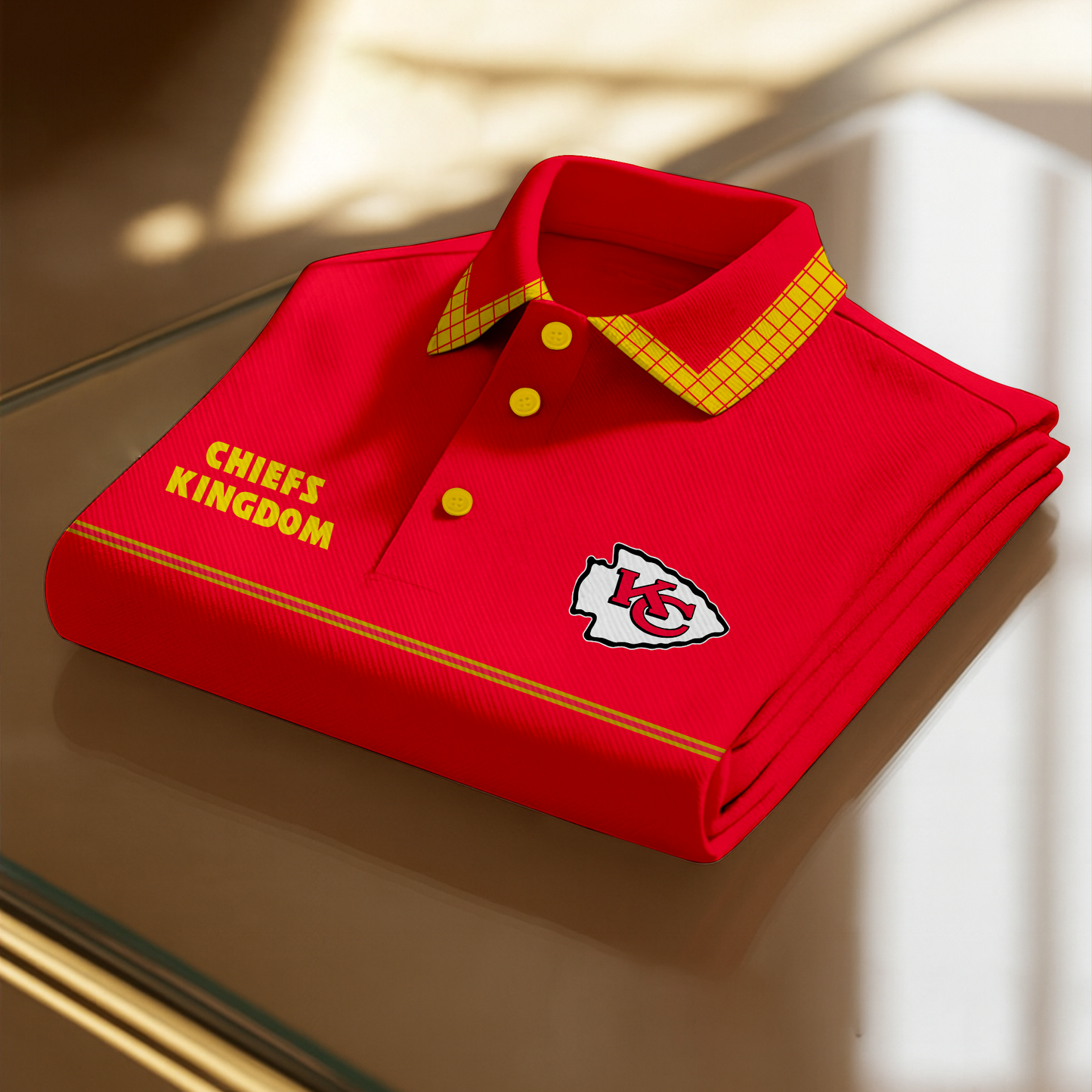 Premium NFL KCC Polo Shirt V12 NMD TTV