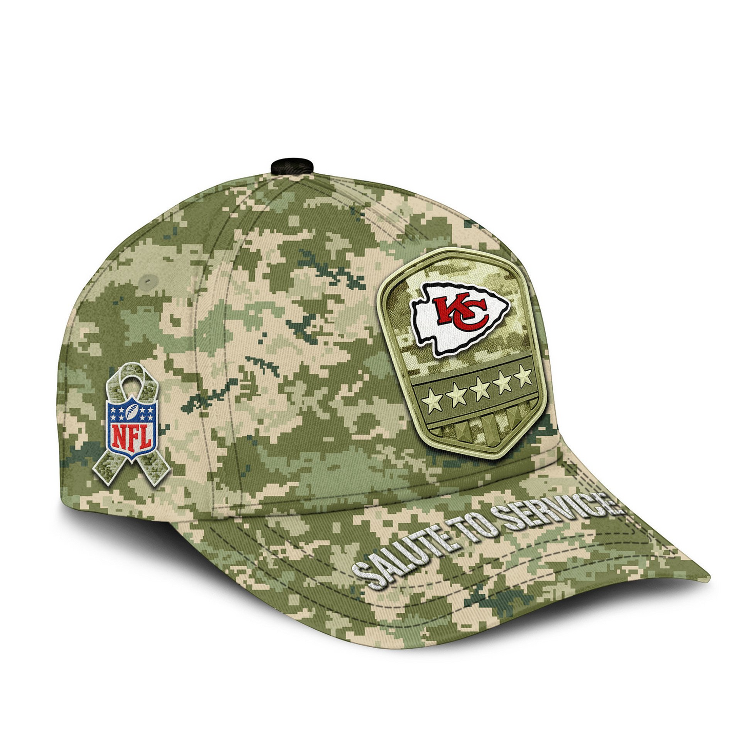 Premium NFL KCC Salute To Service Cap V14 NMD TTV