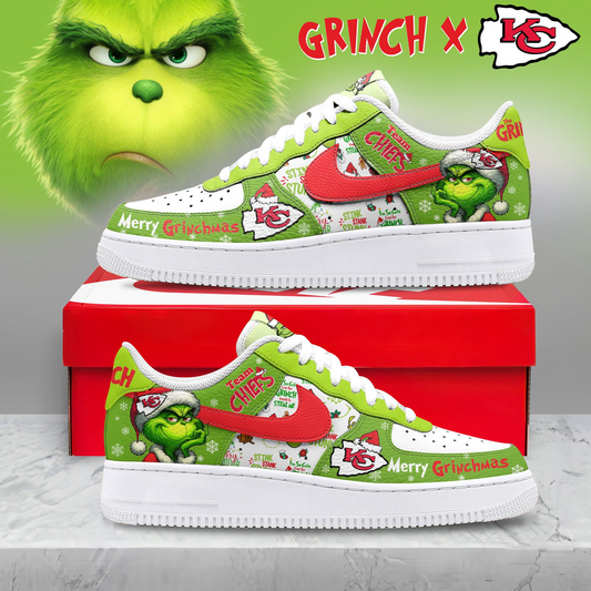 Premium NFL KCC x The Grinch AF1 Sneaker V3 NMD NTL