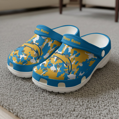 Premium NFL LAC Camo CLogs V1 NMD TTV