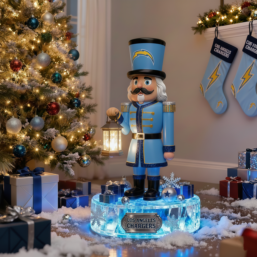 Premium NFL LAC LED Nutcracker Holiday Decor V1 NMD 261125 TTV
