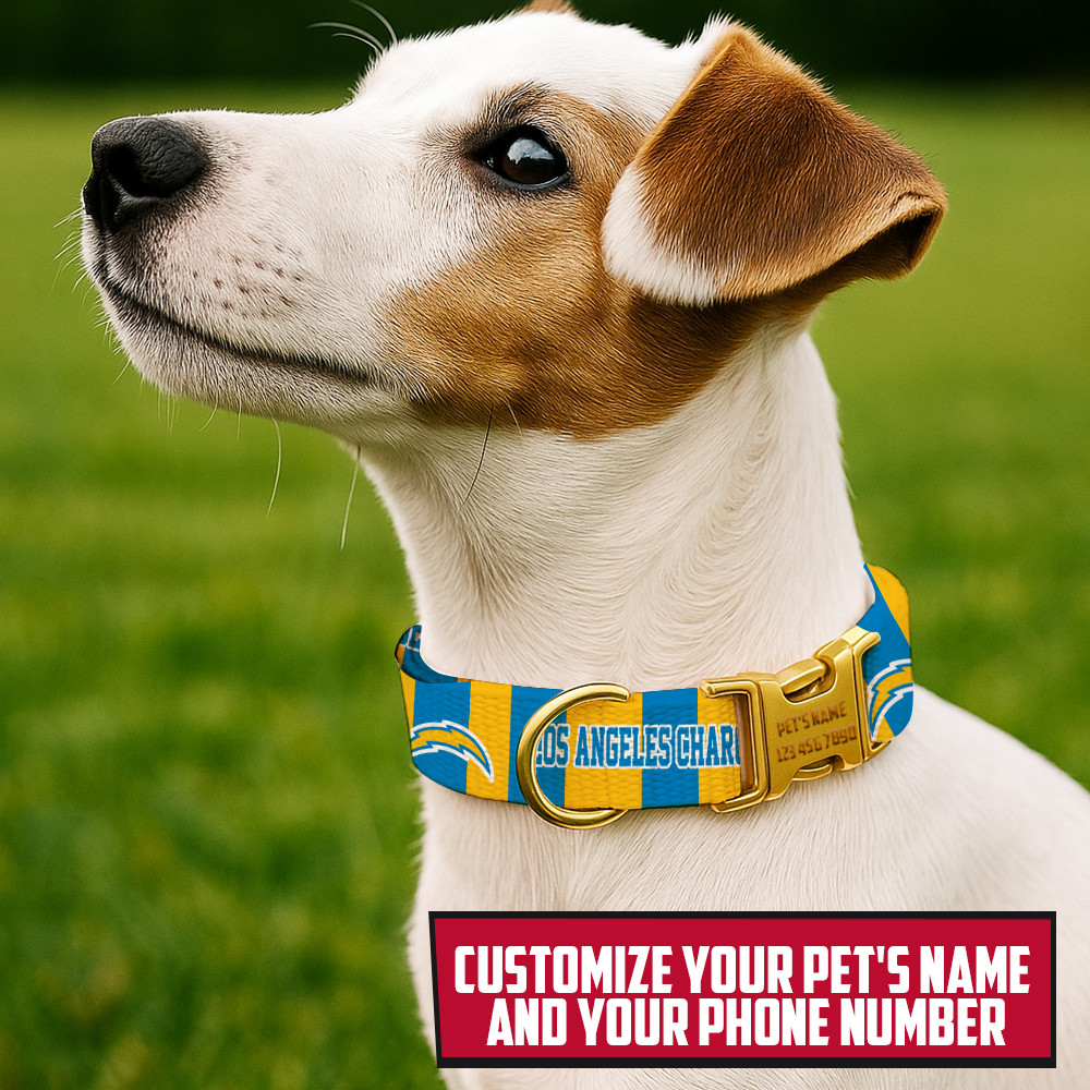 Premium NFL LAC Pet Collar V1 NMD TTV