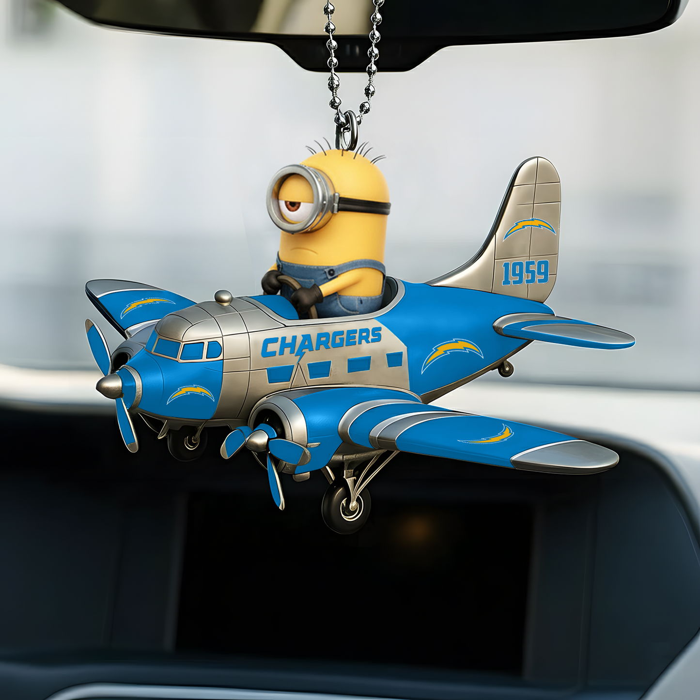Premium NFL LAC x MINI Car Ornament V1 DATND TANTD