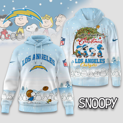 Premium NFL LAC x Peanuts Snow Day Hoodie V3 NMD TTV